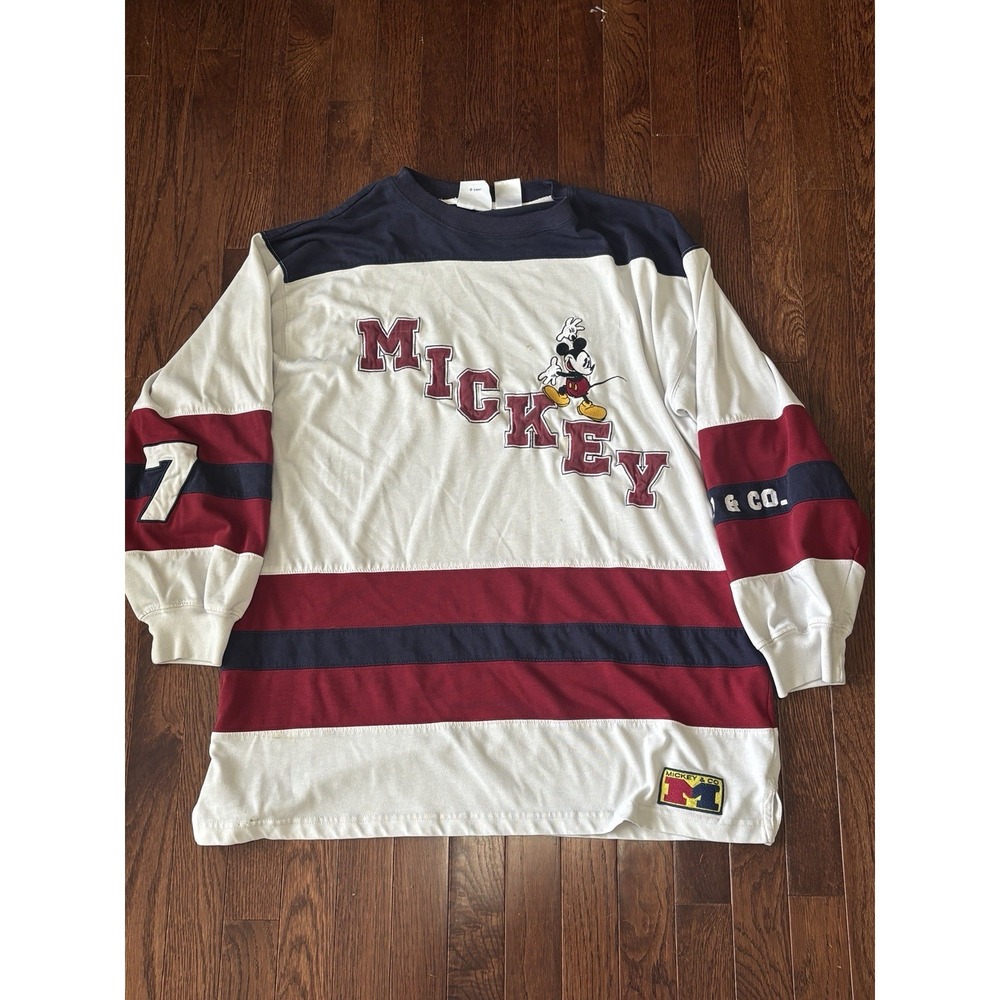 Disney Mickey Mouse Jersey Vintage 90s Adult XL